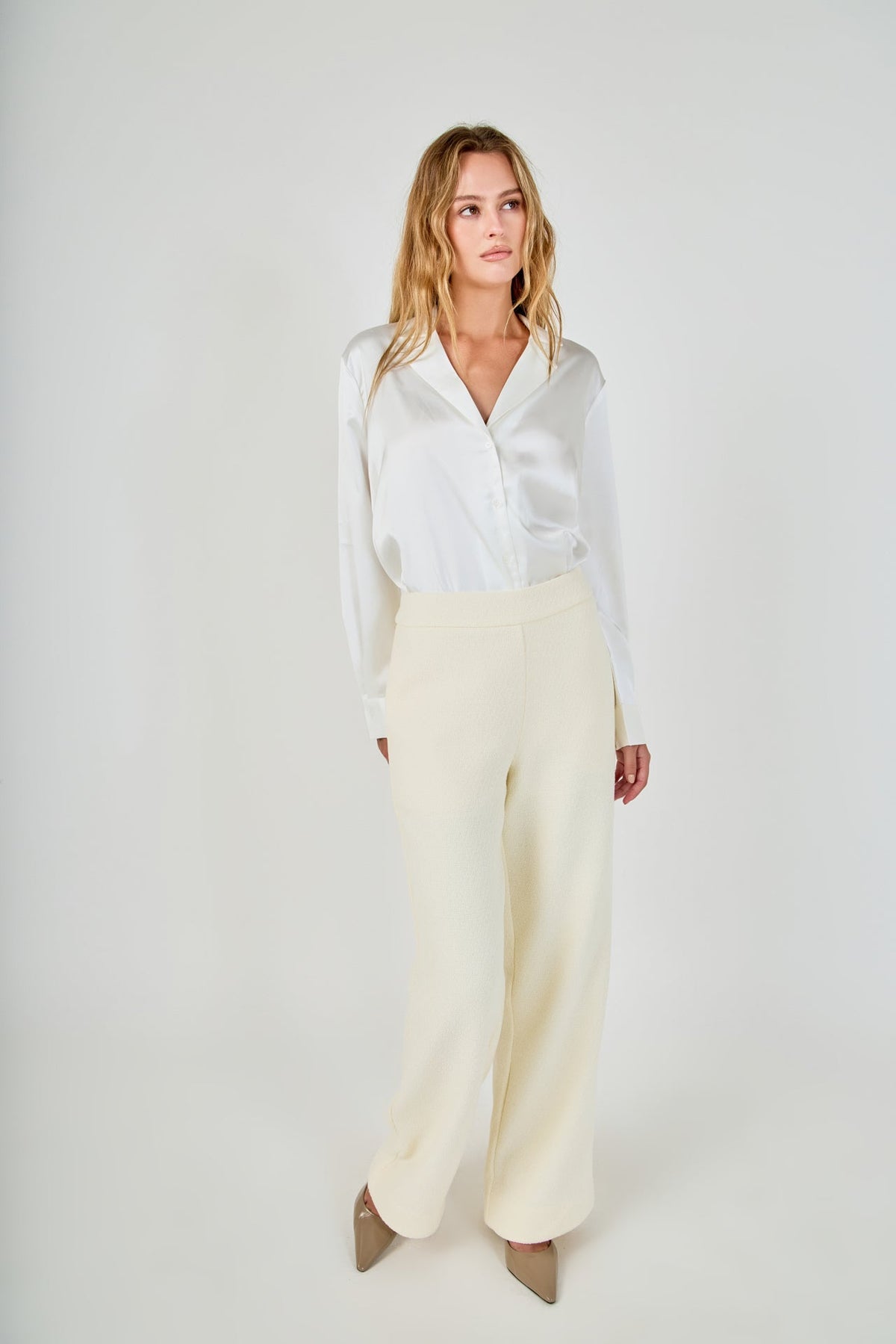 Endless Rose Trending | Tweed Wide Pants