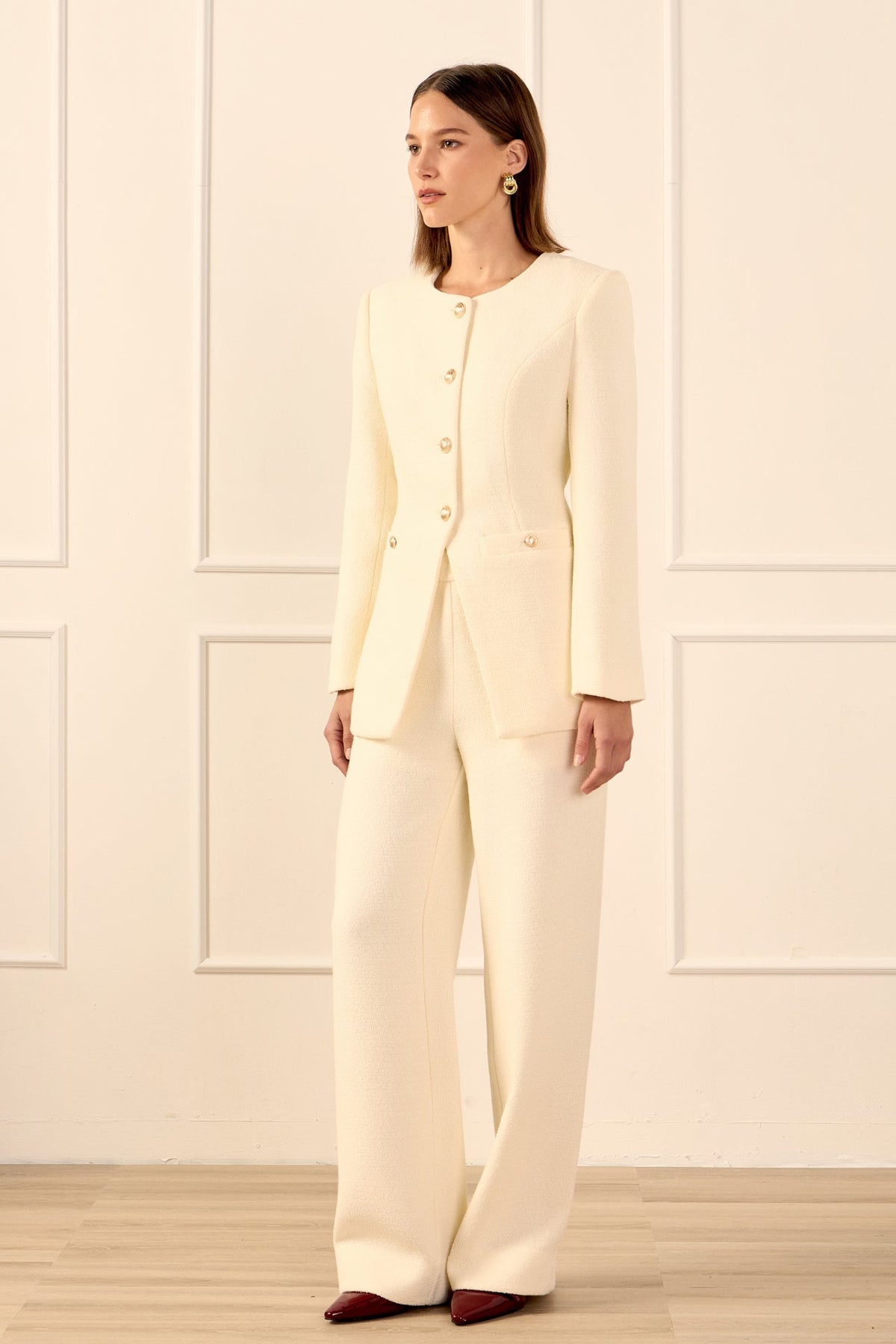 Endless Rose Trending | Tweed Wide Pants