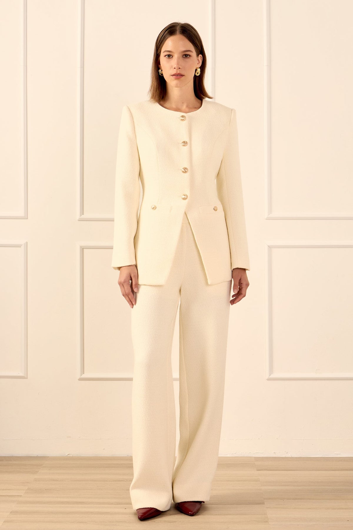 Endless Rose Trending | Tweed Wide Pants