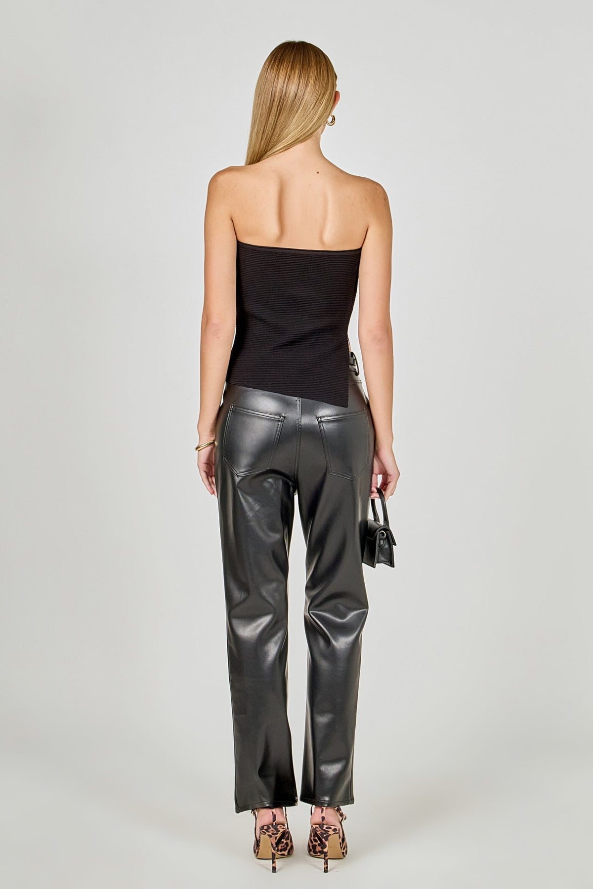 Endless Rose Special Offer | Slit Detailed Knit Tube Top
