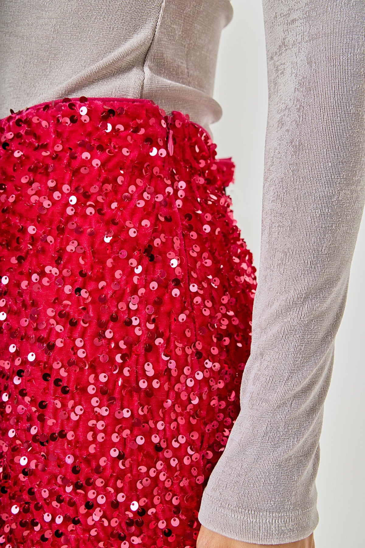 Endless Rose Deals | Sequins Velvet Skirt