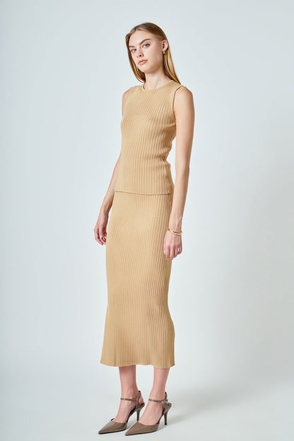 Endless Rose Quality | Ribbed Sleeveless Top