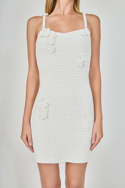 Endless Rose Special Offer | Crochet Flower Mini Dress