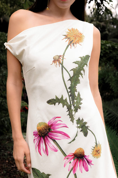 Endless Rose Value | One Shoulder Flower Detail Maxi Dress