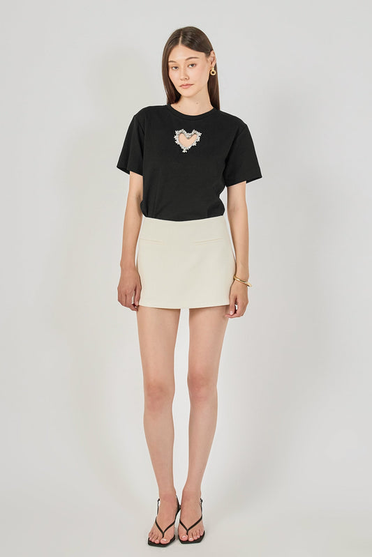 Endless Rose Trending | T-Shirt with Heart Cutout