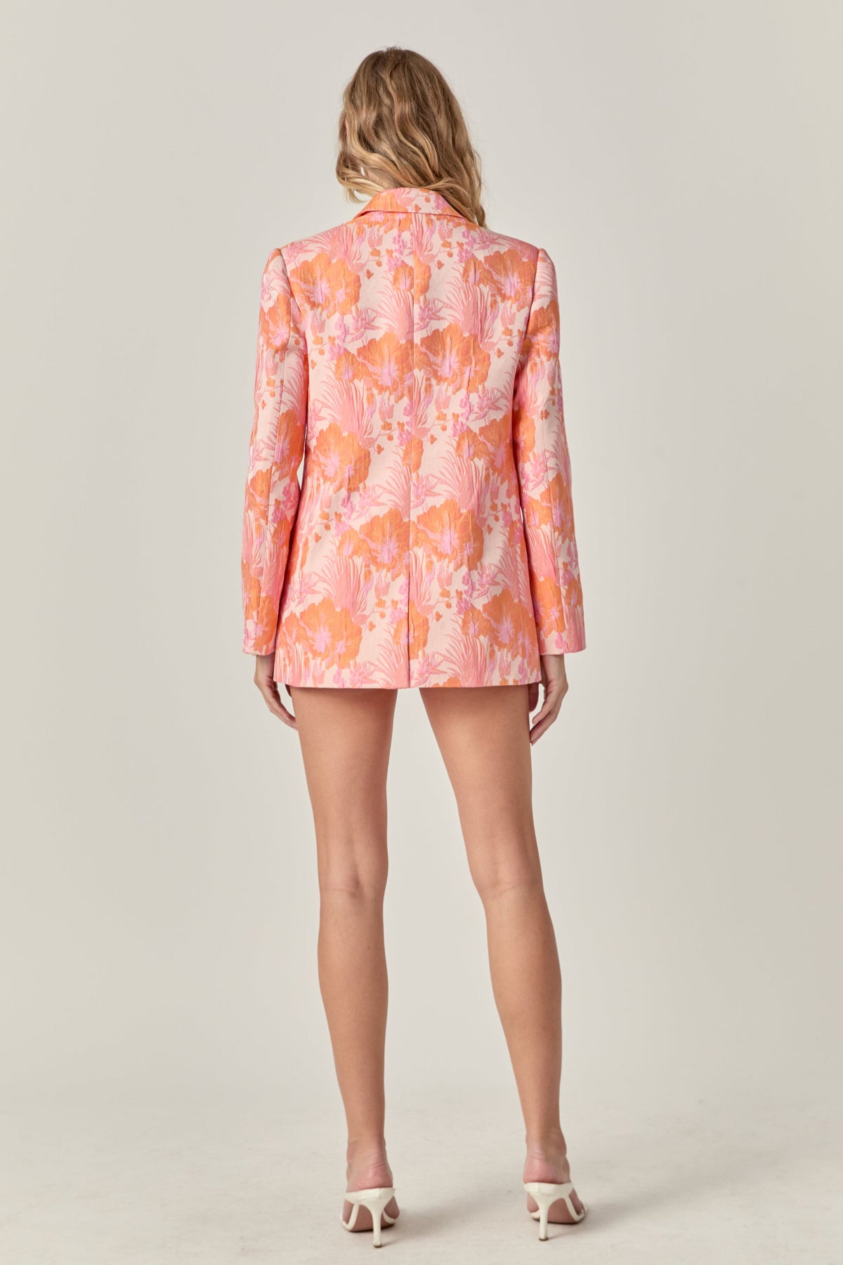 Endless Rose Sale | Floral Jacquard Blazer