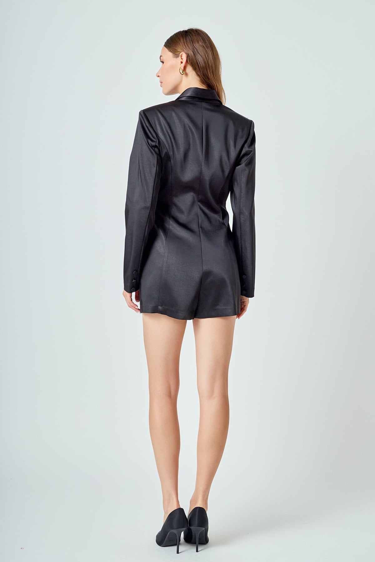 Endless Rose Best Price | Satin Blazer Romper