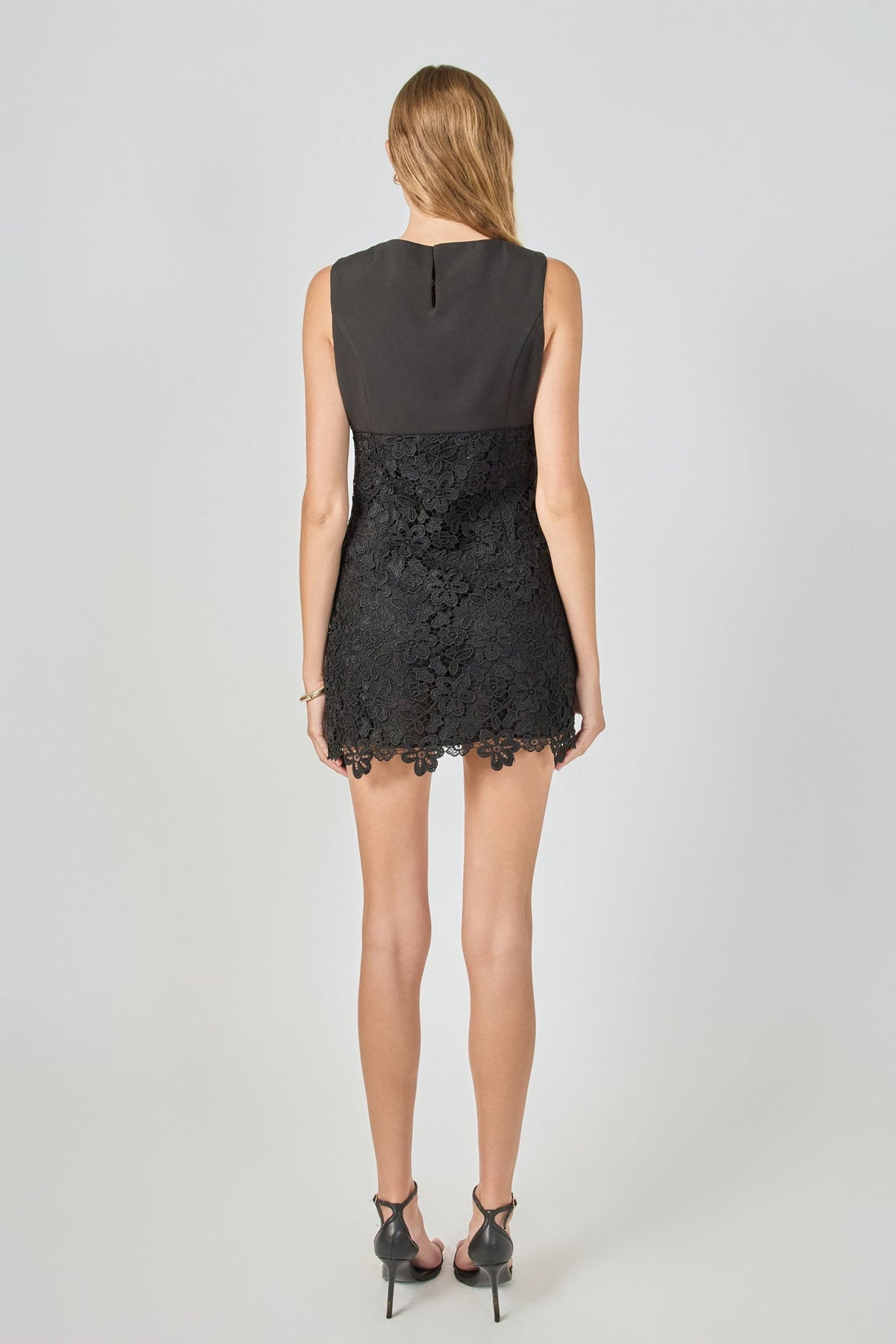 Endless Rose Essential | Lace Combo Mini Dress