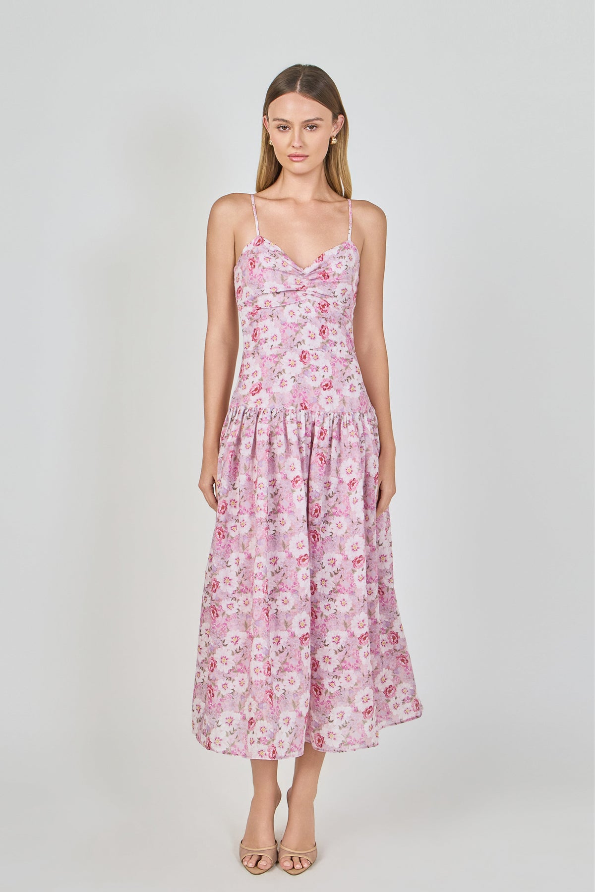 Endless Rose Classic | Floral Drop Waist Maxi Dress