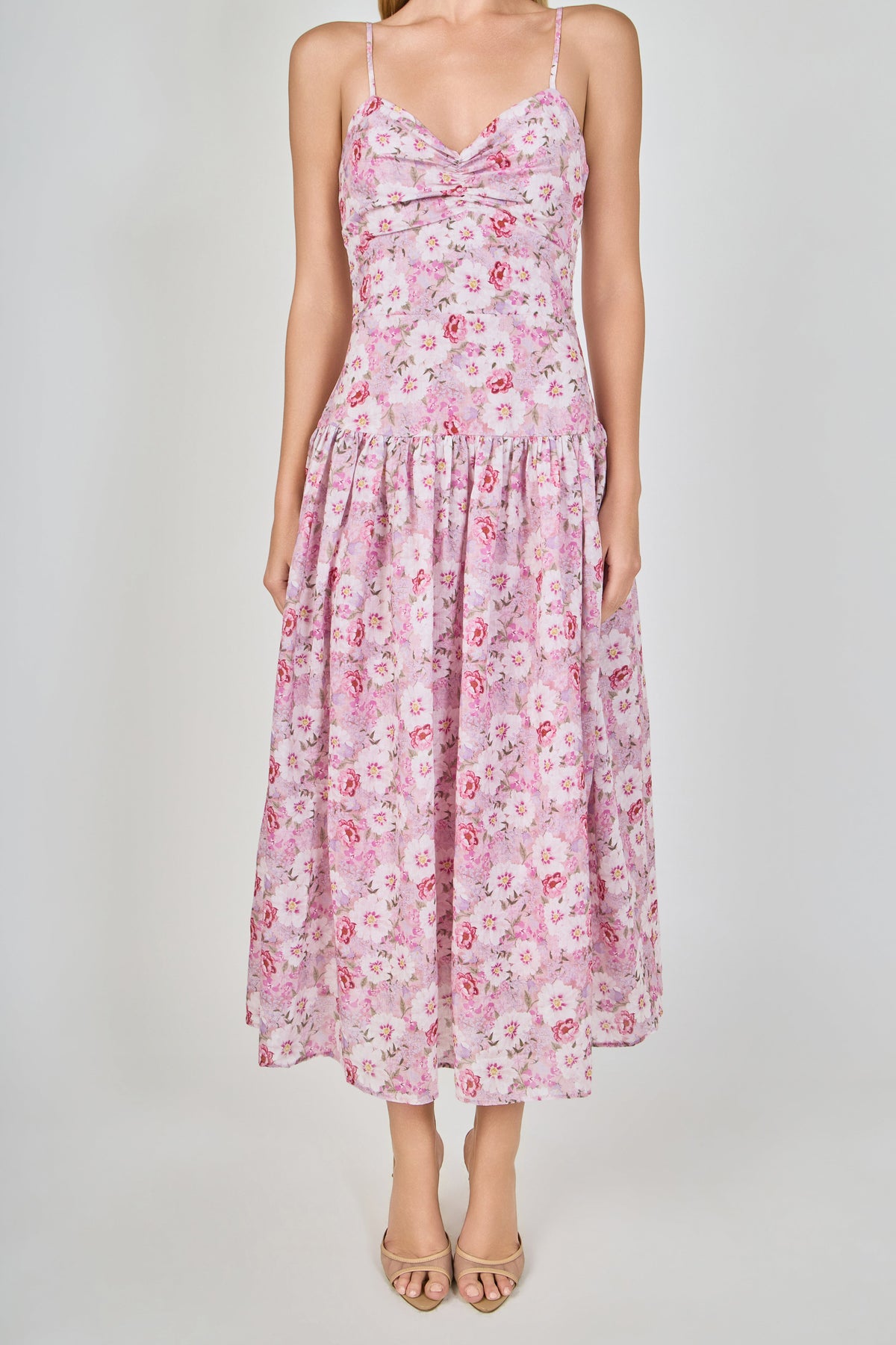 Endless Rose Classic | Floral Drop Waist Maxi Dress