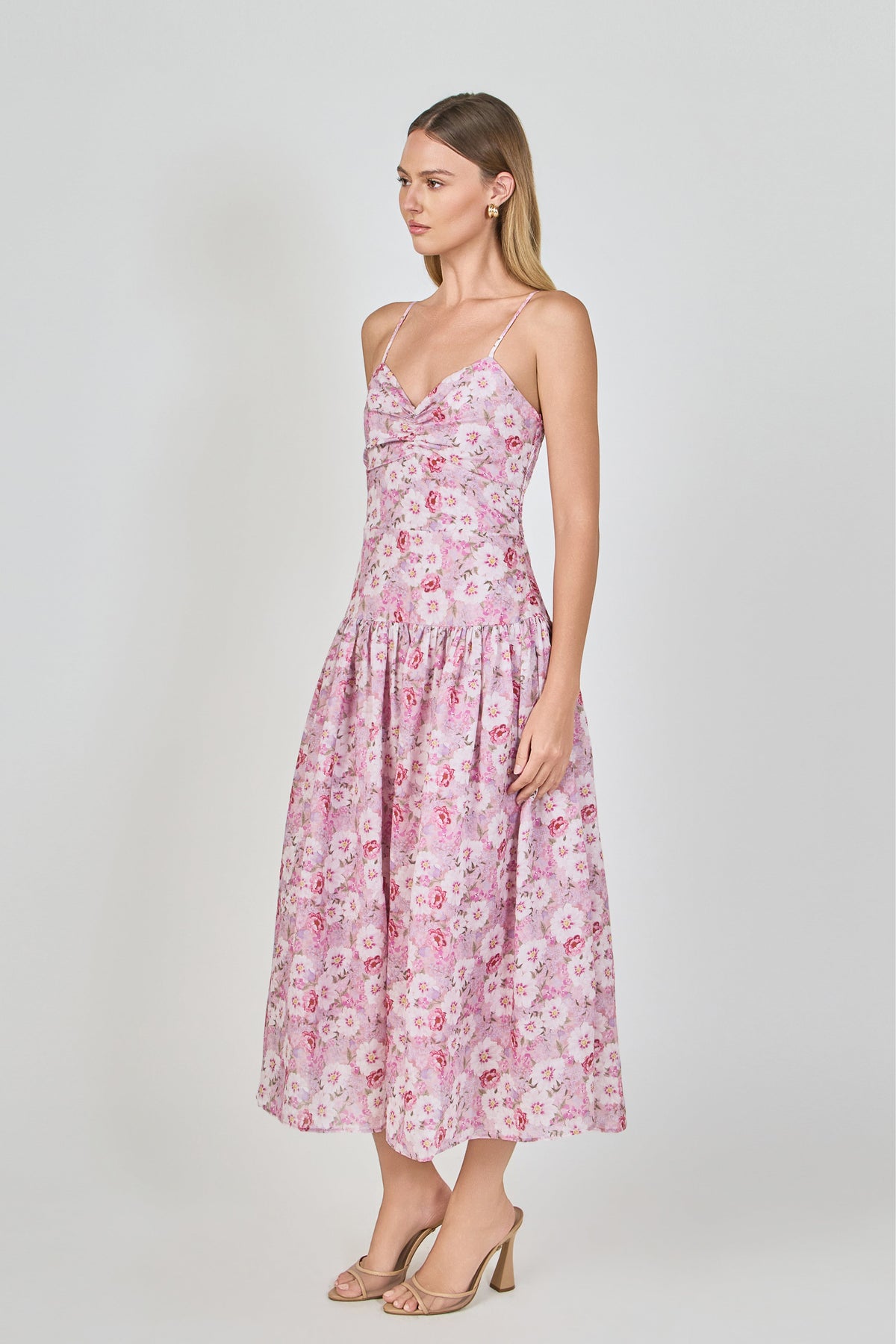 Endless Rose Classic | Floral Drop Waist Maxi Dress