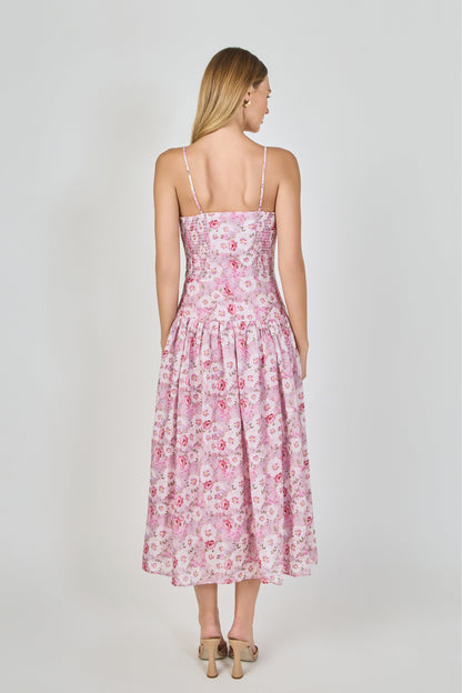 Endless Rose Classic | Floral Drop Waist Maxi Dress