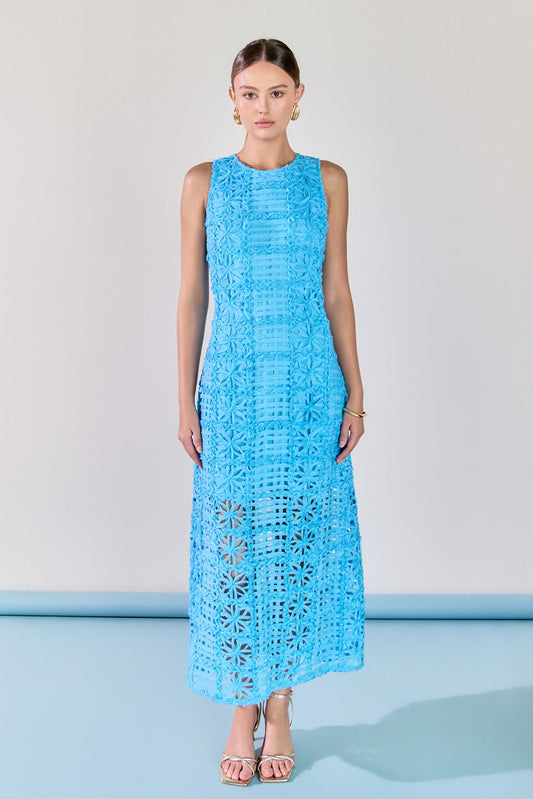 Endless Rose Top Pick | Iris Textured Sleeveless Maxi Dress