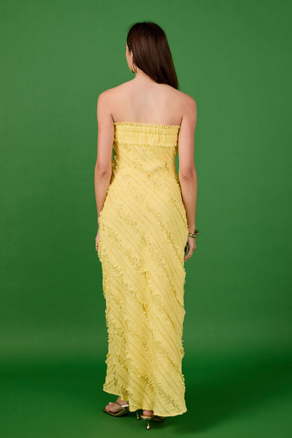 Endless Rose Sale | Juliette Strapless Ruffled Maxi Dress