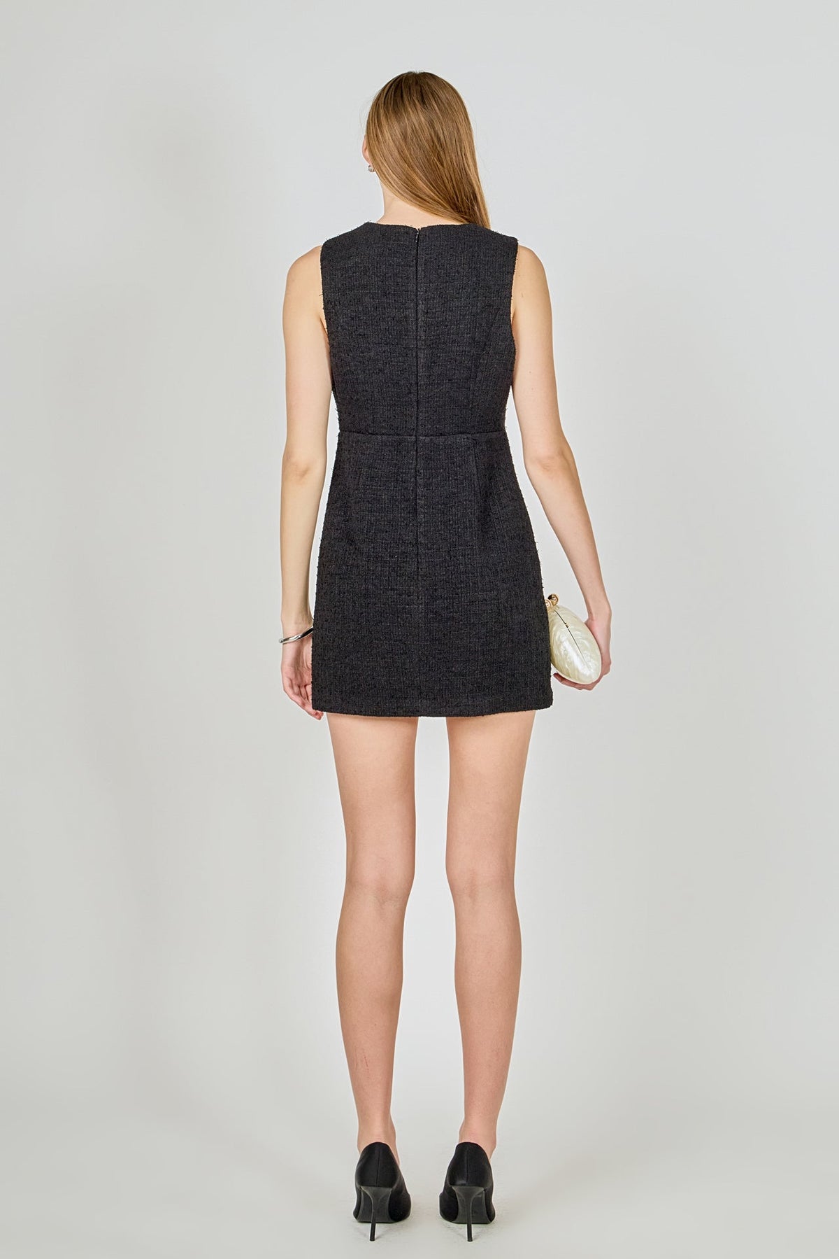 Endless Rose Smart Buy | Pearl Bow Mini Dress
