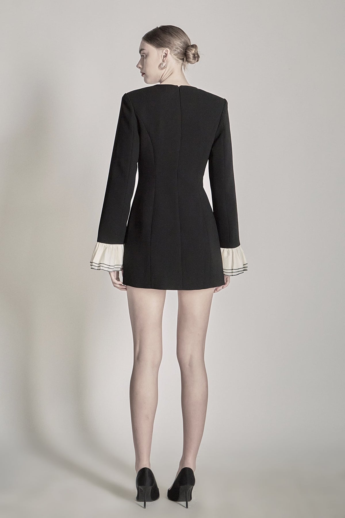 Endless Rose Top Pick | Ruffle Detailed Long Sleeve Mini Dress