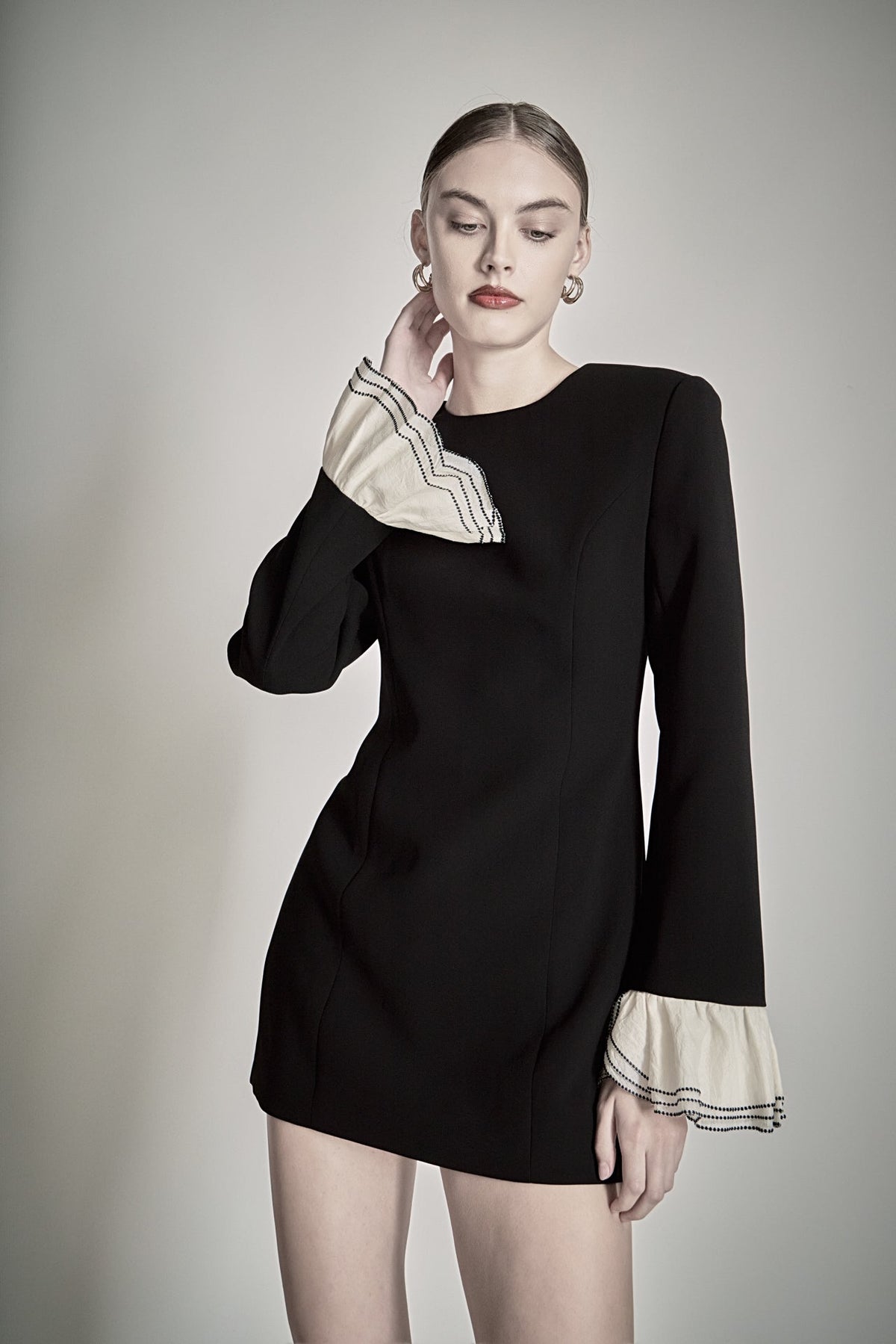 Endless Rose Top Pick | Ruffle Detailed Long Sleeve Mini Dress