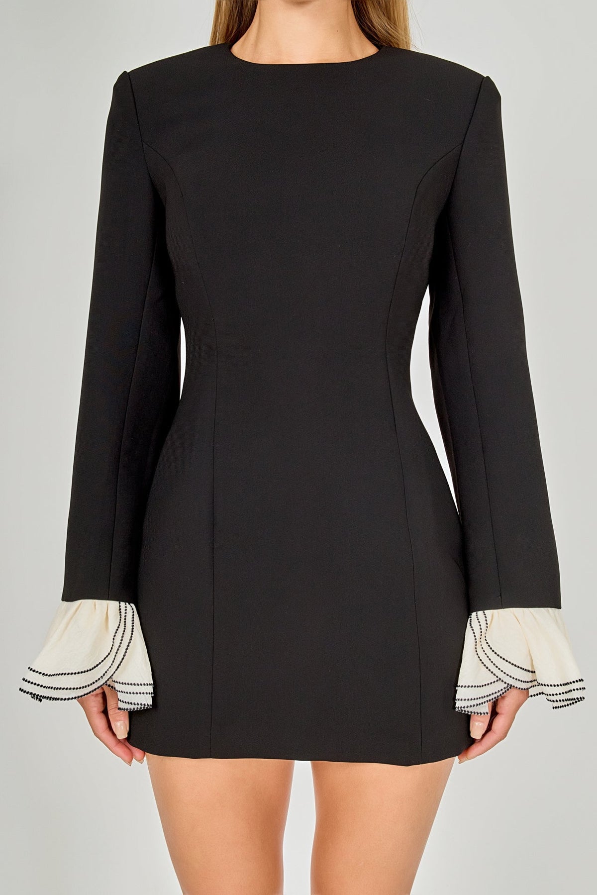 Endless Rose Top Pick | Ruffle Detailed Long Sleeve Mini Dress