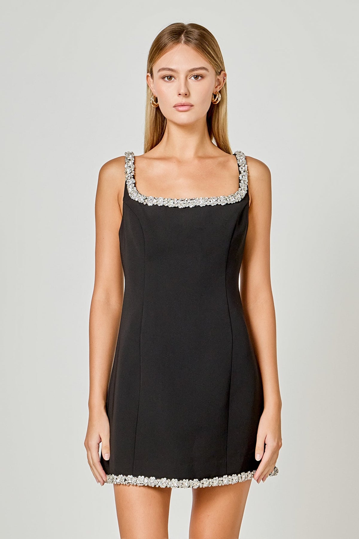 Endless Rose Value | Alessia Rhinestone Tape Mini Dress