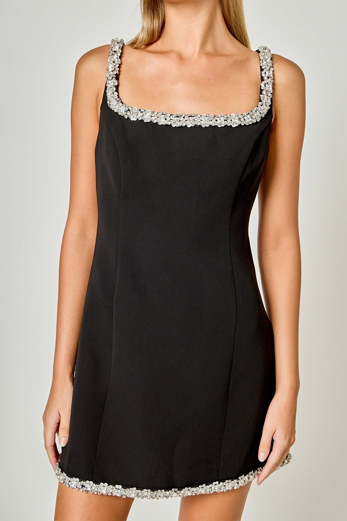 Endless Rose Value | Alessia Rhinestone Tape Mini Dress