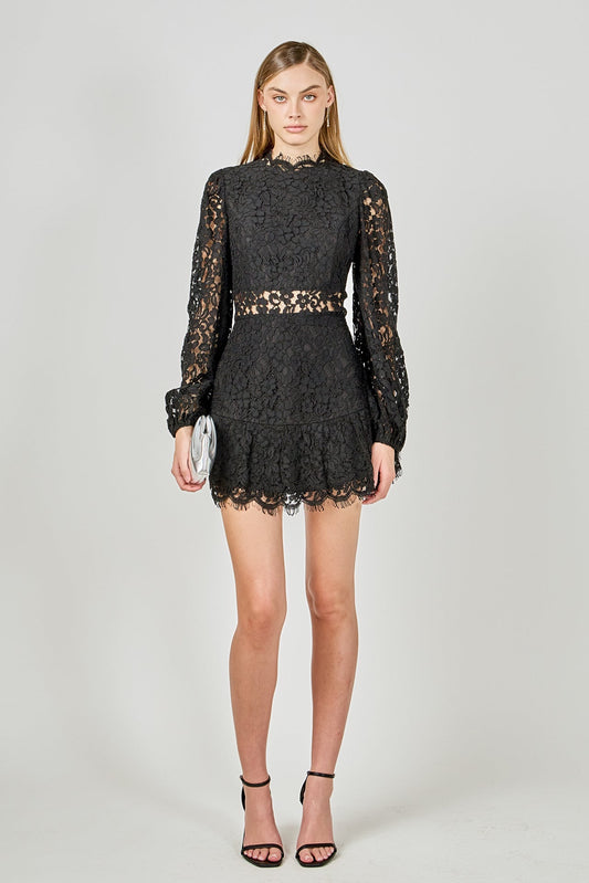 Endless Rose Best Price | Laced Cutout Mini Dress
