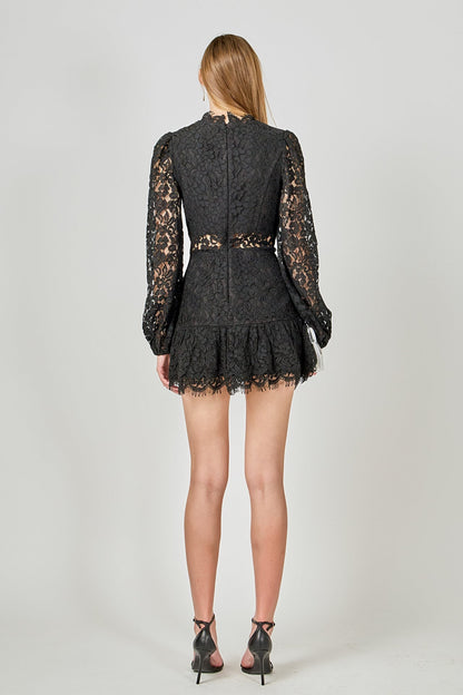 Endless Rose Best Price | Laced Cutout Mini Dress