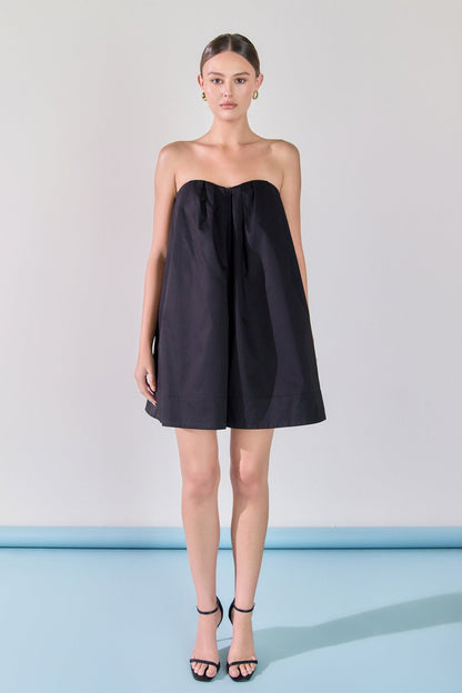 Endless Rose Special Offer | Strapless Pintuck Detail Mini Dress