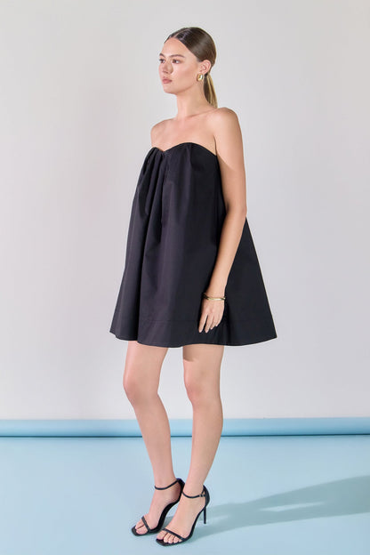Endless Rose Special Offer | Strapless Pintuck Detail Mini Dress