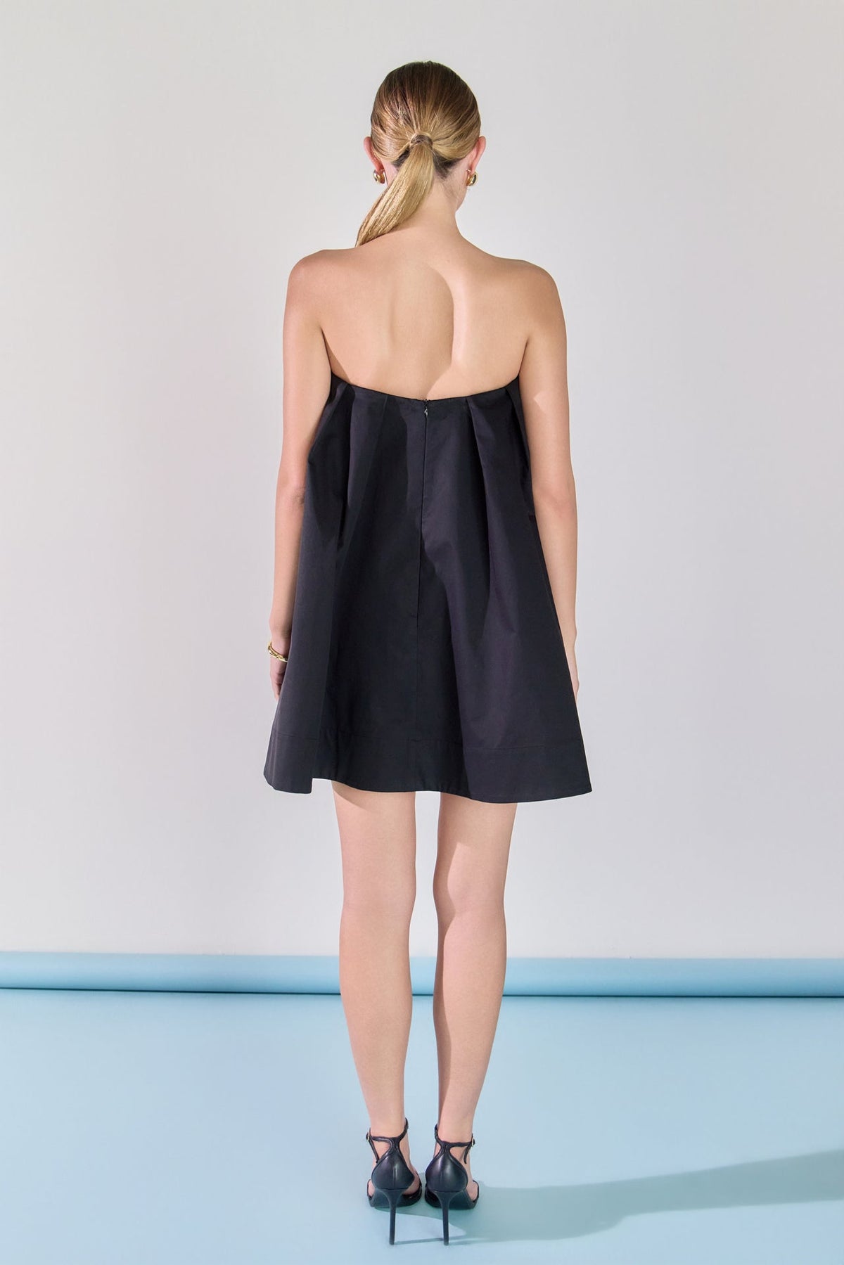 Endless Rose Special Offer | Strapless Pintuck Detail Mini Dress