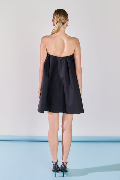 Endless Rose Special Offer | Strapless Pintuck Detail Mini Dress