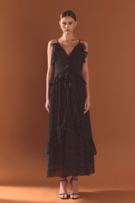 Endless Rose Exclusive | Polka Dot Ruffle Dress