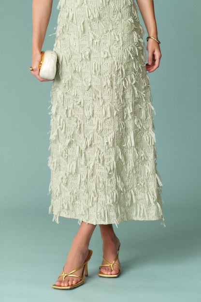 Endless Rose Featured | Textured Sleeveless Maxi Dress