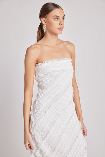 Endless Rose Best Price | Strapless Ruffled Maxi Dress