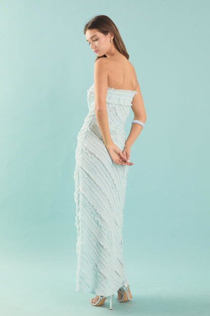 Endless Rose Best Price | Strapless Ruffled Maxi Dress