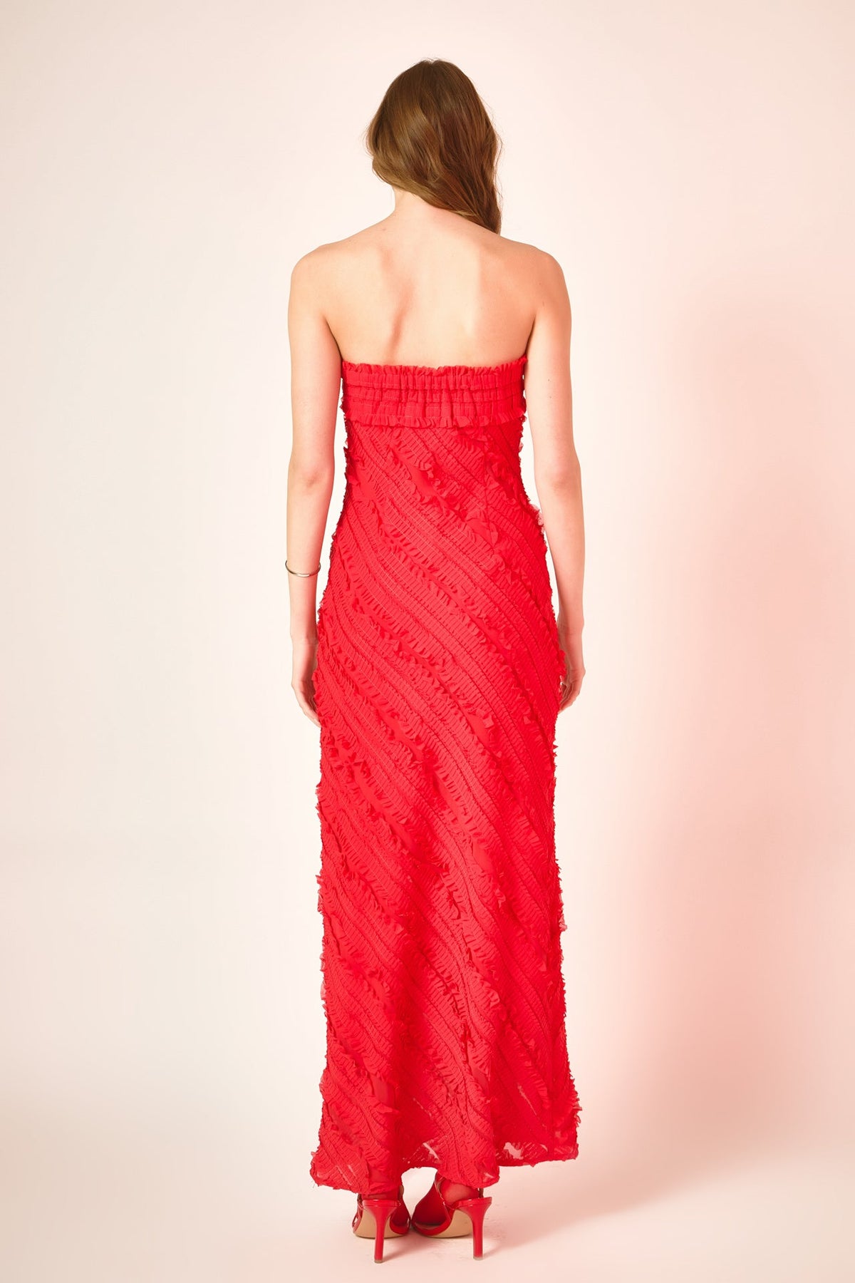 Endless Rose Best Price | Strapless Ruffled Maxi Dress