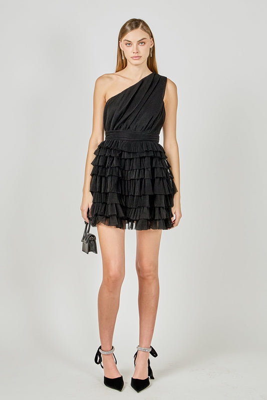 Endless Rose Value | Tiered Tulle Mini Dress