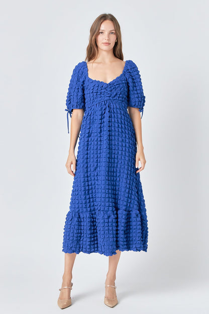 Endless Rose Hot Sale | Bubble Puff Sleeve Maxi Dress