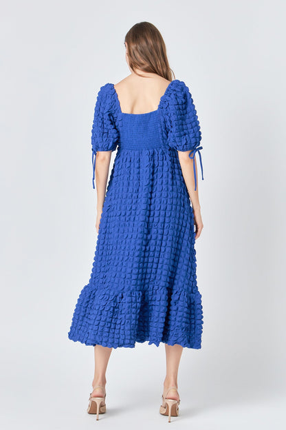 Endless Rose Hot Sale | Bubble Puff Sleeve Maxi Dress