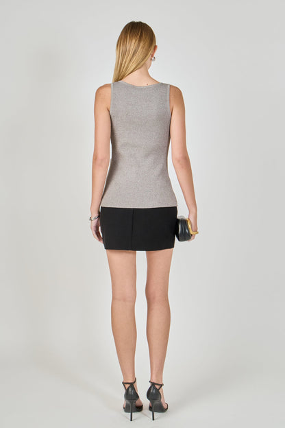 Endless Rose Signature | Knit Sleeveless Long Top