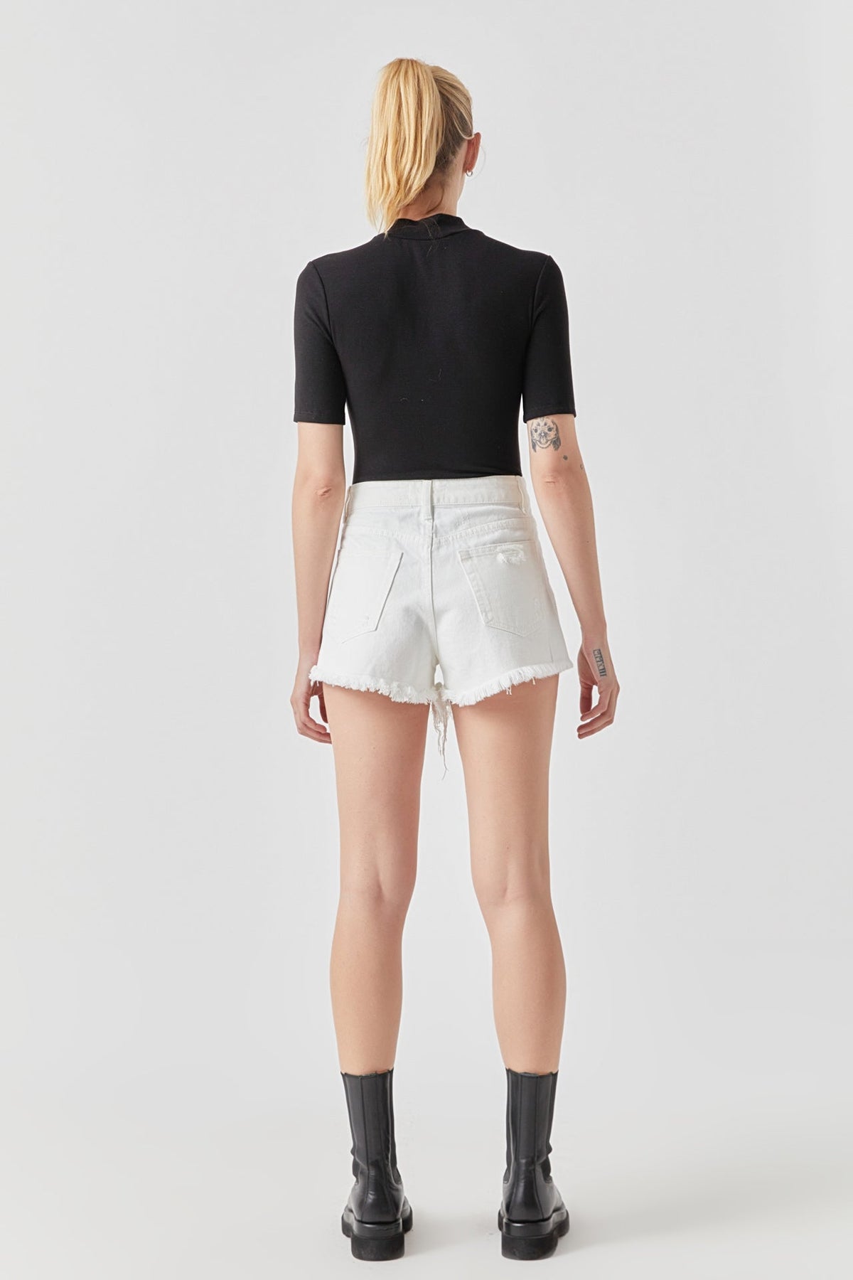 Endless Rose Best Seller | Destroyed Denim Shorts