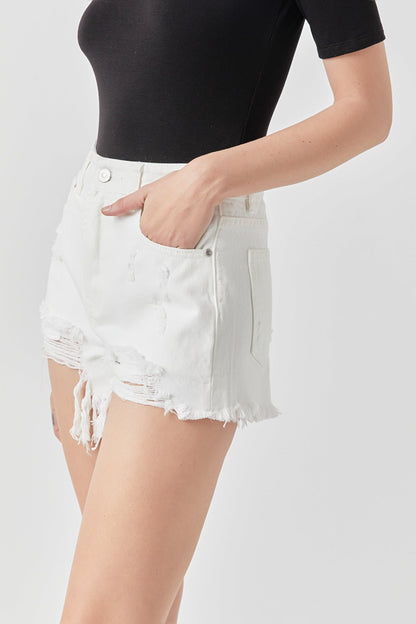 Endless Rose Best Seller | Destroyed Denim Shorts