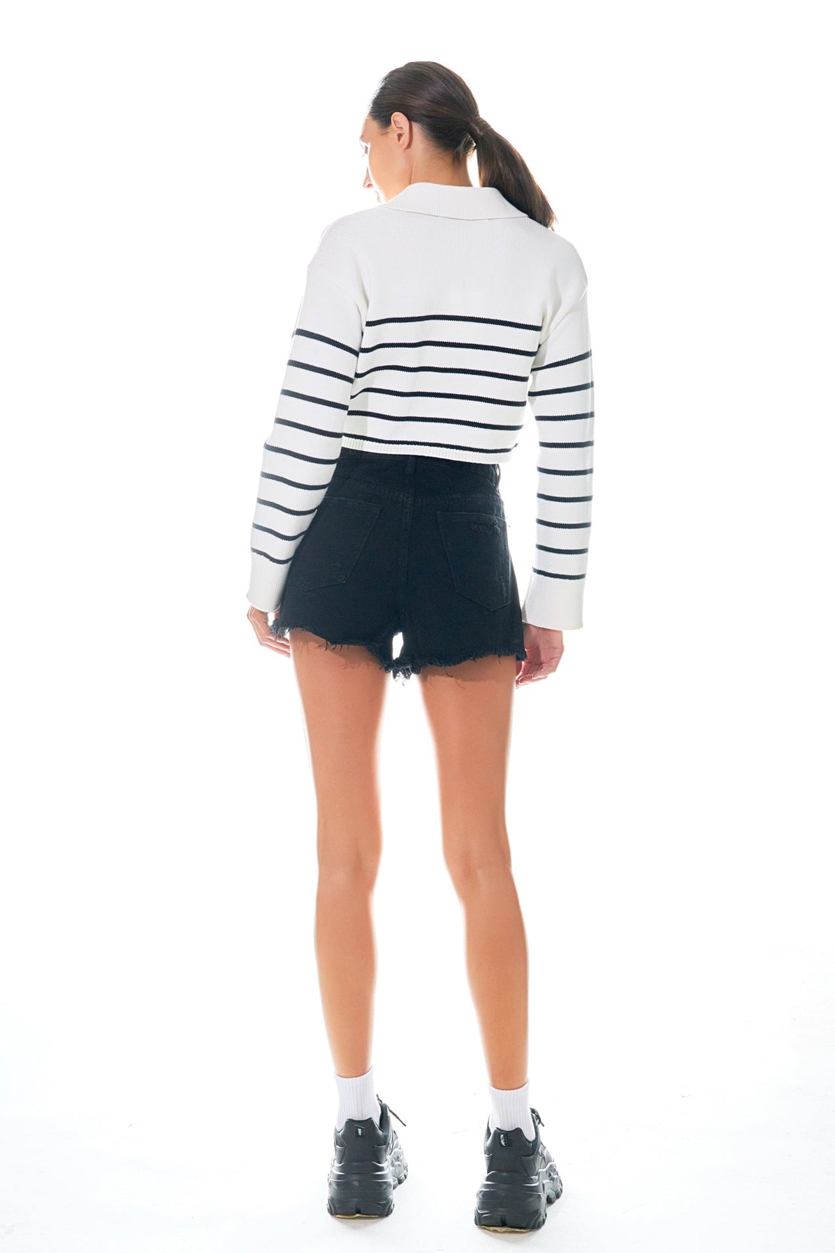 Endless Rose Best Seller | Destroyed Denim Shorts