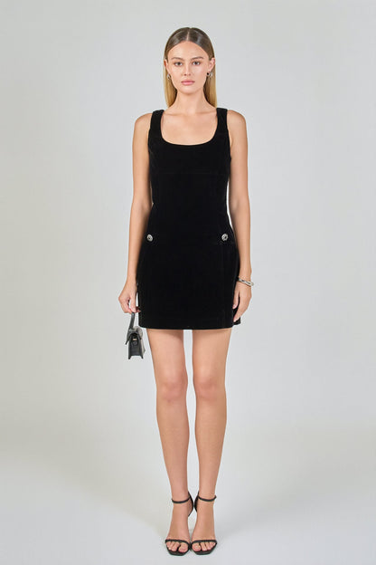 Endless Rose Trusted | Velvet Mini Dress