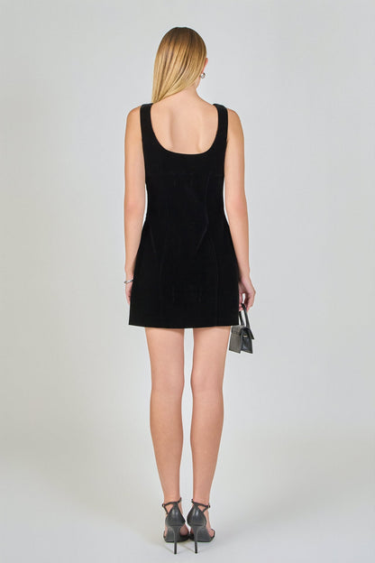 Endless Rose Trusted | Velvet Mini Dress