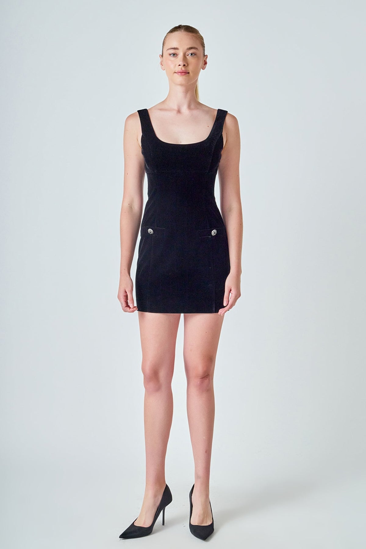 Endless Rose Trusted | Velvet Mini Dress