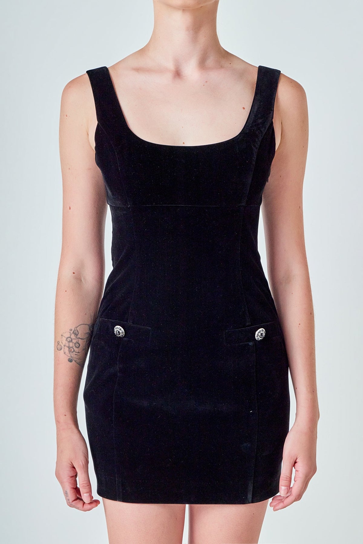 Endless Rose Trusted | Velvet Mini Dress
