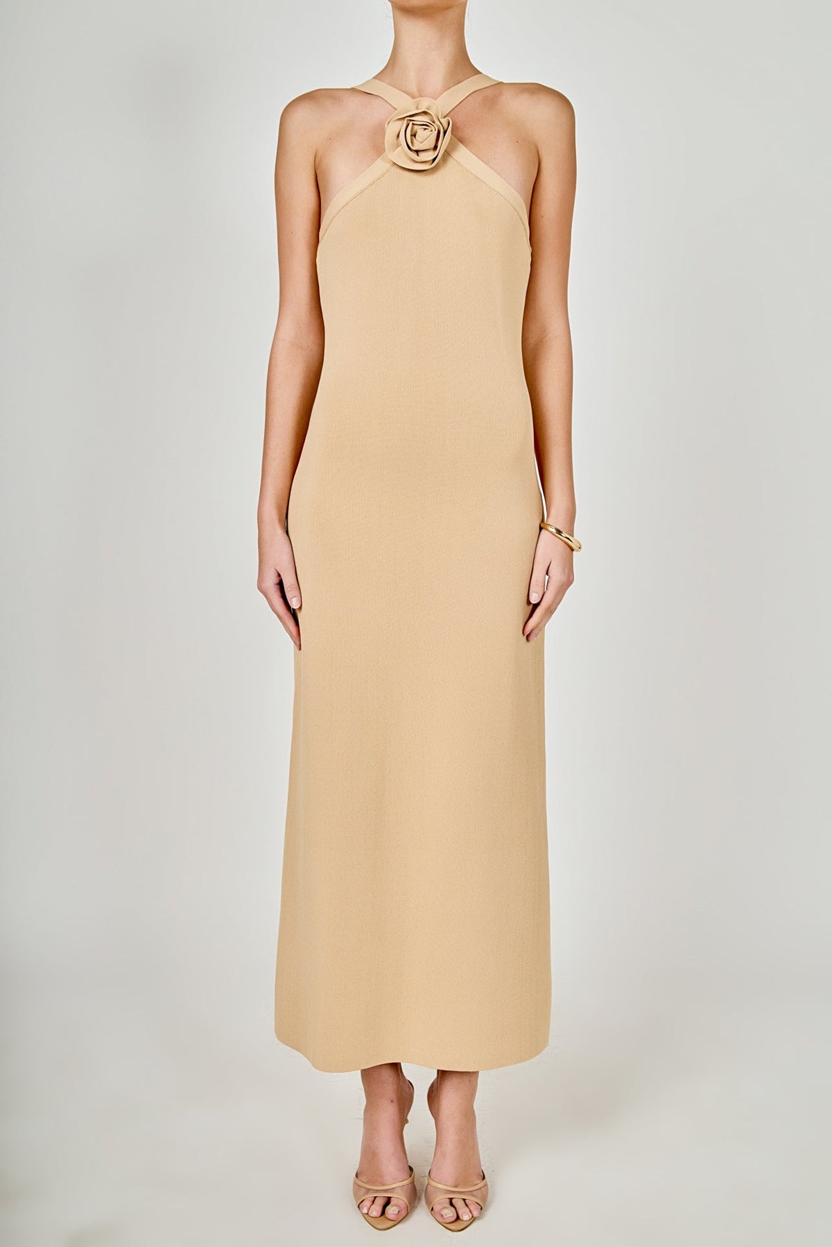 Endless Rose Deals | Rosette Knit Midi Dress