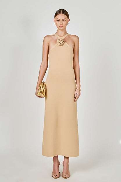 Endless Rose Deals | Rosette Knit Midi Dress