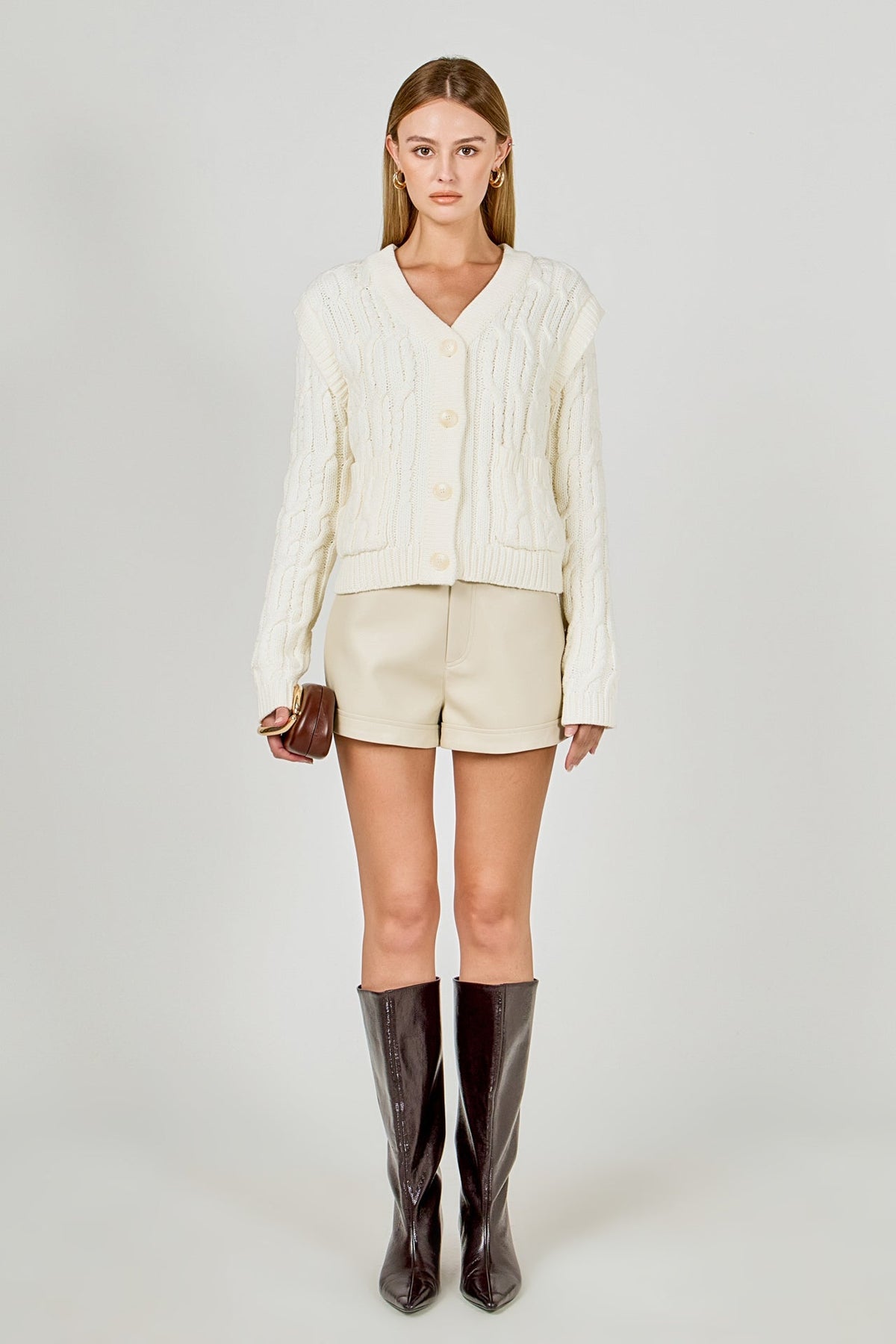 Endless Rose Best Seller | Cable Knit Cardigan
