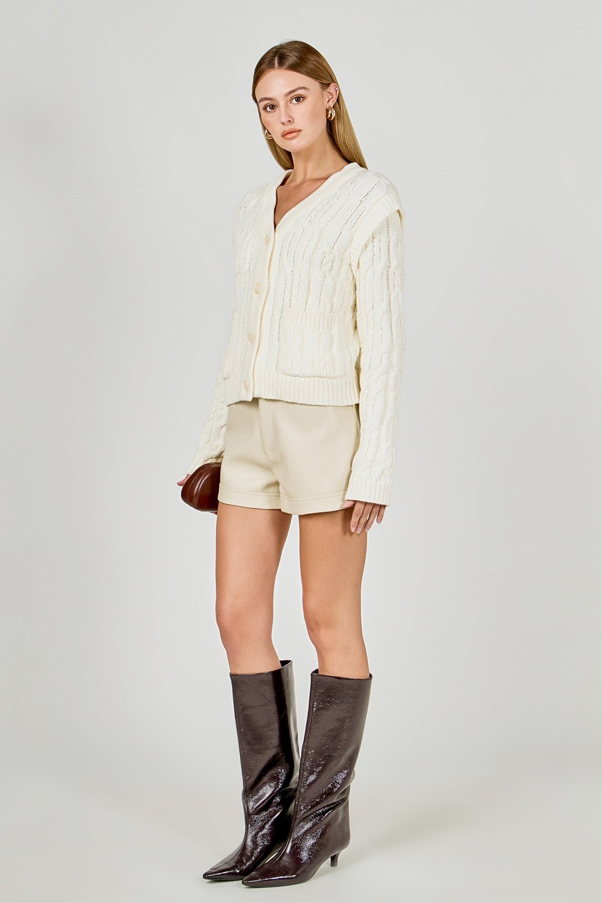 Endless Rose Best Seller | Cable Knit Cardigan